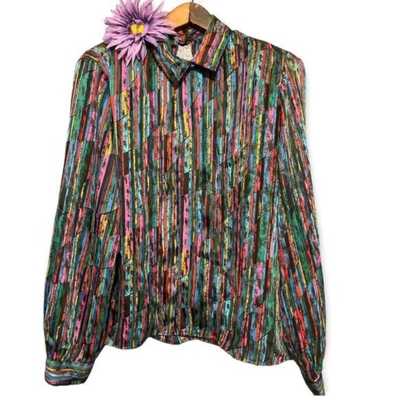 Notations Tops - VINTAGE 70s BLOUSE